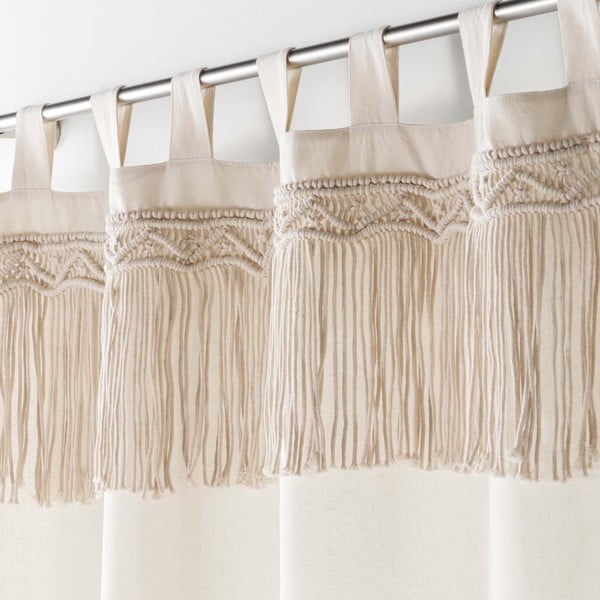 Beżowa zasłona 140x240 cm Samaya – douceur d'intérieur-image-1