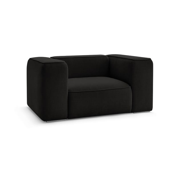 Czarny fotel Zephyr – Bobochic Paris