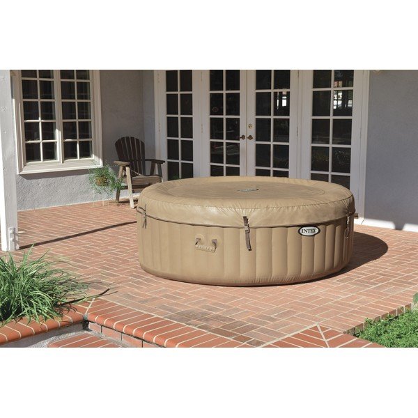 Jacuzzi dmuchane dla 4 osób ø 196 cm głębokość 71 cm Bubble HWS – Intex-image-3