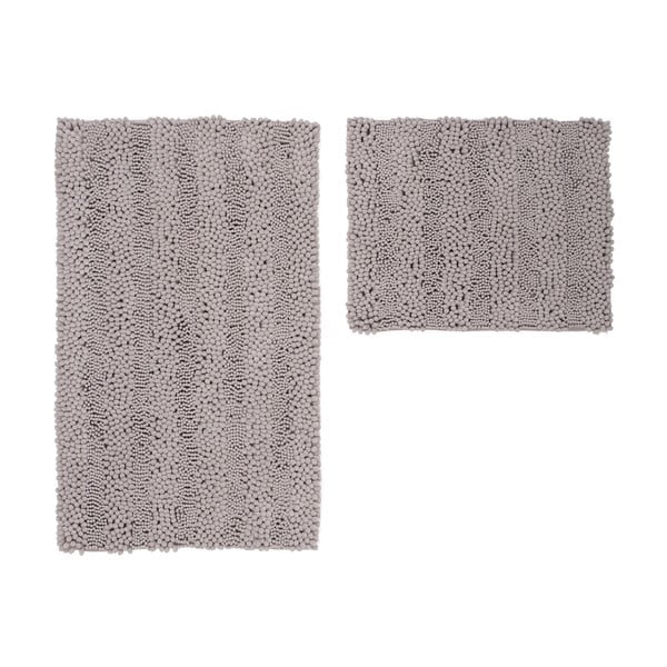 Zestaw 2 dywaników łazienkowych Surface Taupe