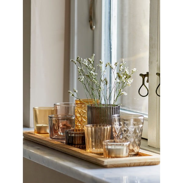 Szklane świeczniki zestaw 9 szt. Sanga – Bloomingville-image-1