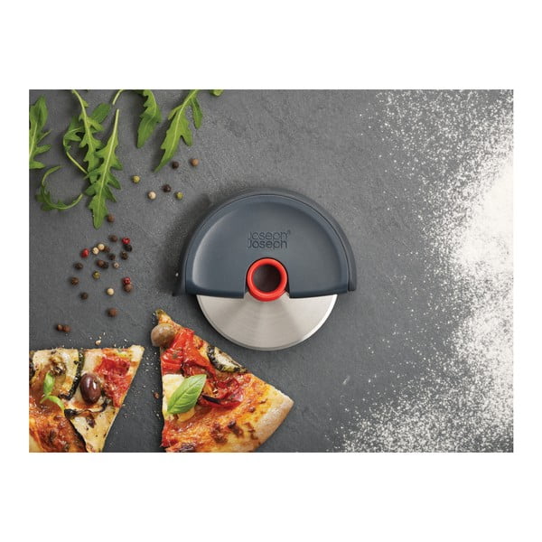 Nóż do pizzy z silikonu i stali nierdzewnej Disc – Joseph Joseph-image-4