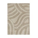 Beżowy dywan tkany ręcznie z włókien z reyklingu 120x170 cm Velvet – Flair Rugs