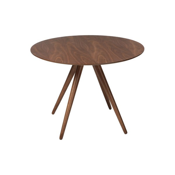 Stół do jadalni w dekorze drewna orzechowego DAN-FORM Denmark Pheno, ø 106 cm