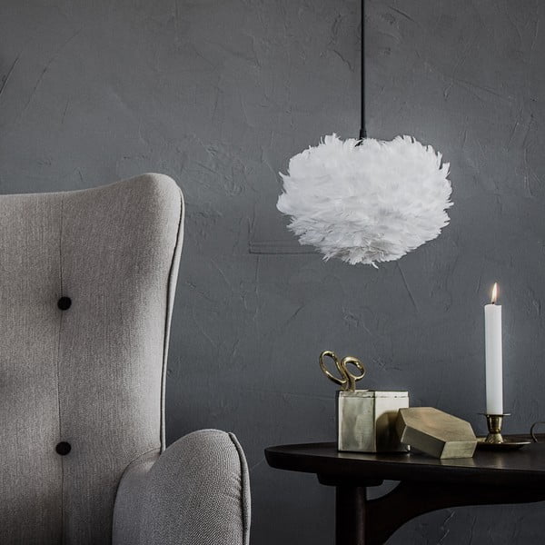 Biały abażur z gęsich piór UMAGE EOS, Ø 22 cm-image-3