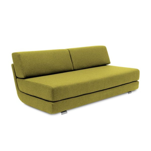 Żółta rozkładana sofa Softline Lounge