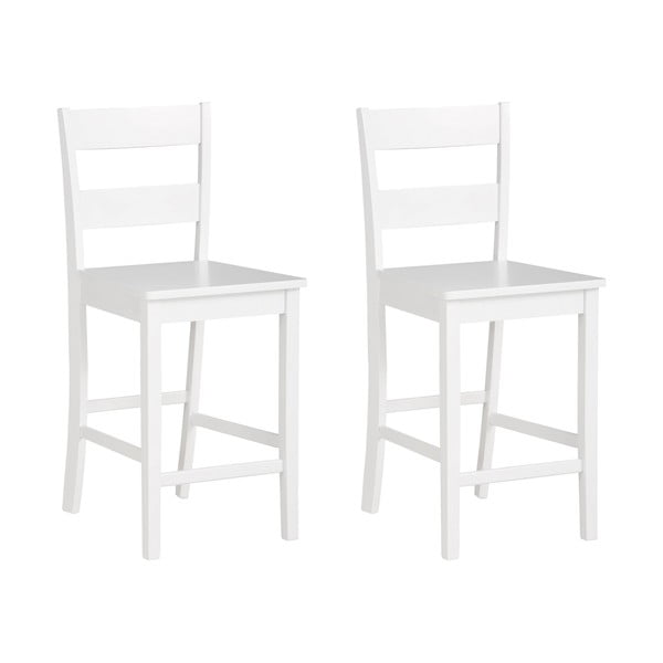 Biały hoker z litego drewna sosnowego (wysokość siedziska 60 cm) Torpedo – Støraa-image-3