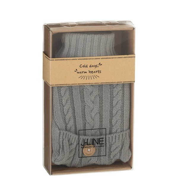 Szary termofor J-Line Button-image-1