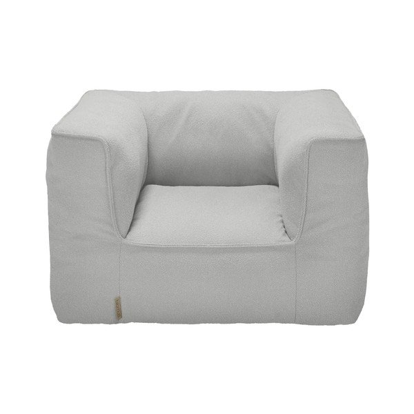 Jasnoszary tapicerowany fotel ogrodowy Grow – Blomus-image-1