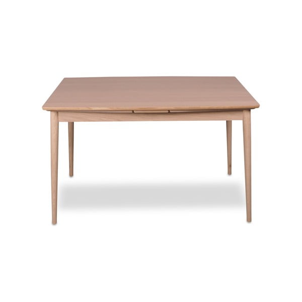 Rozkładany stół z brązowym blatem WOOD AND VISION Curve, 122x82 cm