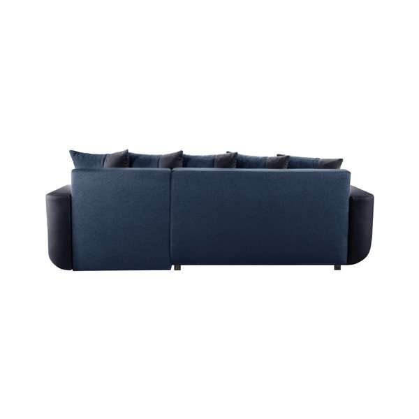 Niebieski narożnik prawostronny Interieur De Famille Paris Destin-image-1