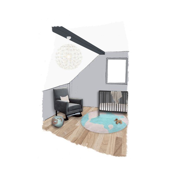 Dywan dziecięcy Mondito, Ø100 cm-image-2