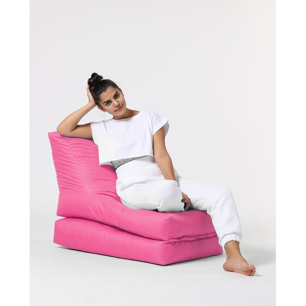 Różowy ogrodowy worek do siedzenia Siesta – Floriane Garden-image-1