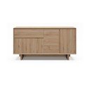 Komoda w dekorze dębu w naturalnym kolorze 146x76x45 cm Carpi – Marckeric