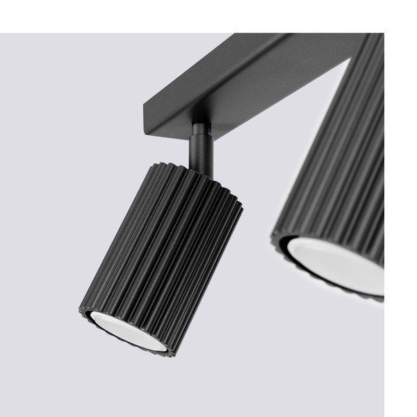 Czarna lampa punktowa 6,5x30 cm Gleam – Sollux-image-1