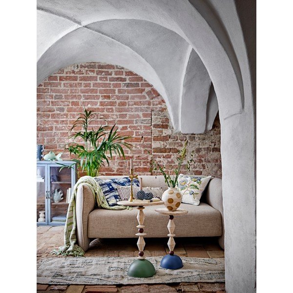 Okrągły stolik z litego drewna jodłowego ø 40 cm Mannelli – Bloomingville-image-3