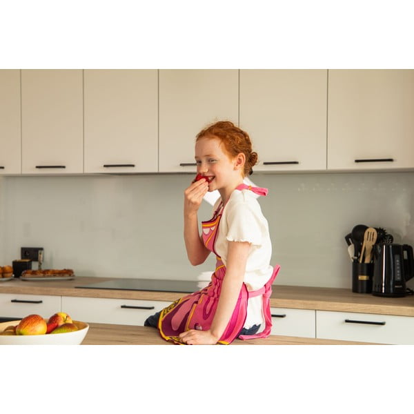 Fartuszek dziecięcy z bawełny z recyklingu Princess – Tiseco Home Studio-image-1