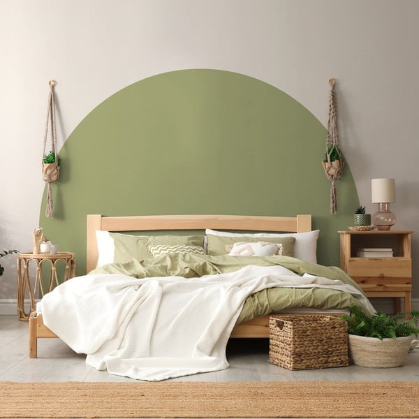 Naklejka na ścianę 165x140 cm Olive Green – Ambiance