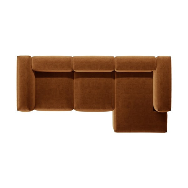 Ceglasty narożnik (prawostronny/z szezlongiem) Bergamo – Cosmopolitan Design-image-3