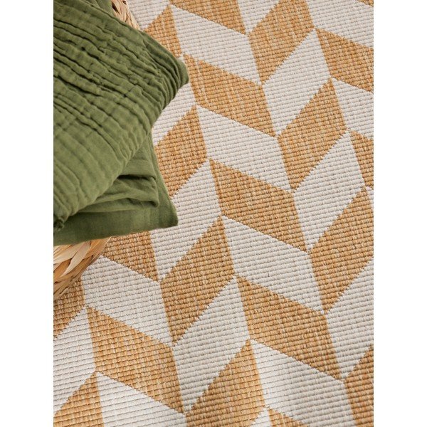 Chodnik odpowiedni na zewnątrz w kolorze ochry/kremowy 80x200 cm Haringey Terrick – Ted Baker-image-3