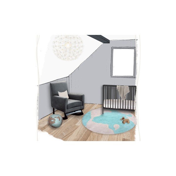 Dywan dziecięcy Mondito, Ø100 cm-image-1