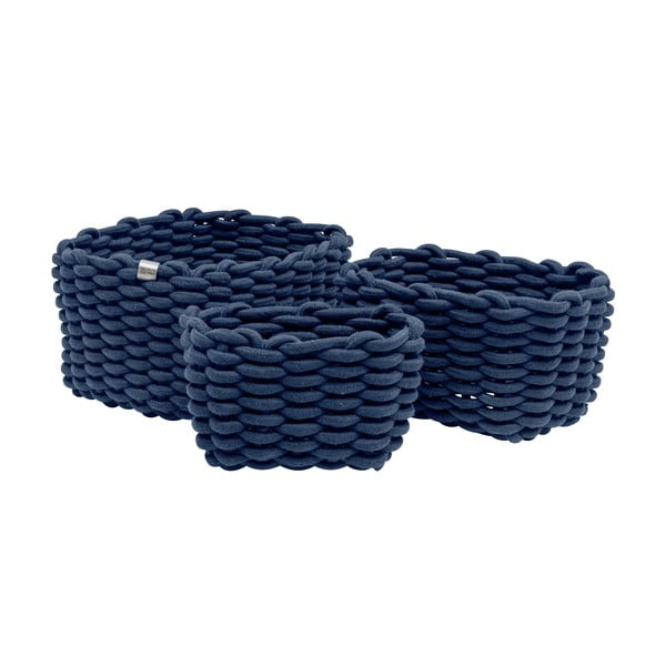 Tekstylne koszyki zestaw 3 szt. 30x25x19 cm Tom Tailor – Wenko