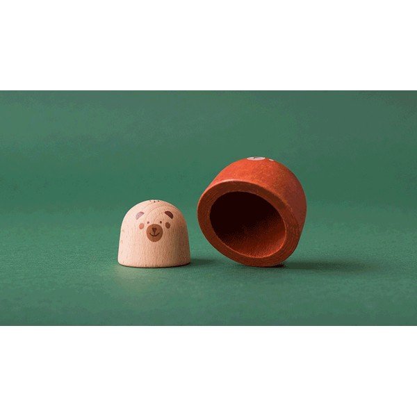 Zestaw 10 drewnianych figurek Londji Drewniany las-image-1