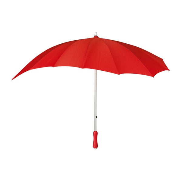 Czerwony parasol w kształcie serca Ambiance Heart, ⌀ 107 cm-image-3