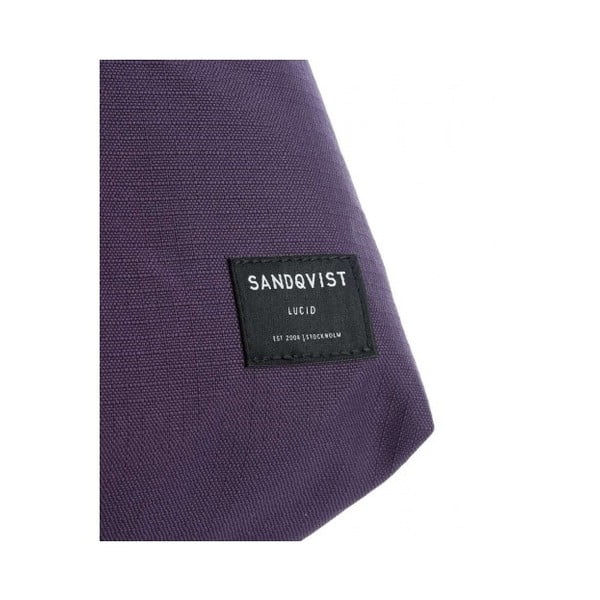 Ciemnofioletowy plecak z materiału ripstop Sandqvist Oliver-image-4