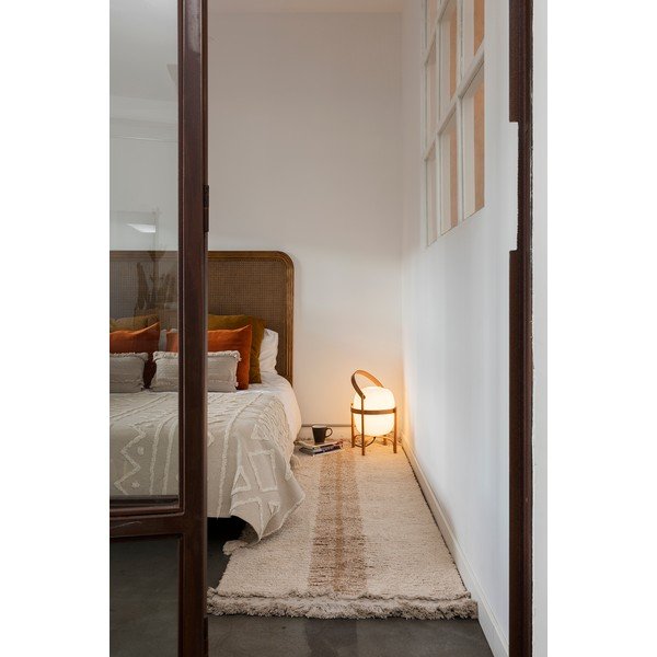 Ceglasto-beżowy bawełniany chodnik 80x230 cm Duetto Toffee – Lorena Canals-image-4