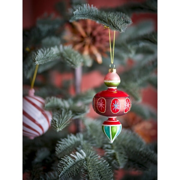 Szklana ozdoba świąteczna ø 7 cm Kota – Bloomingville-image-2