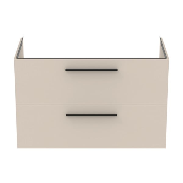 Kremowa wisząca szafka pod umywalkę 100x63 cm i.Life B – Ideal Standard