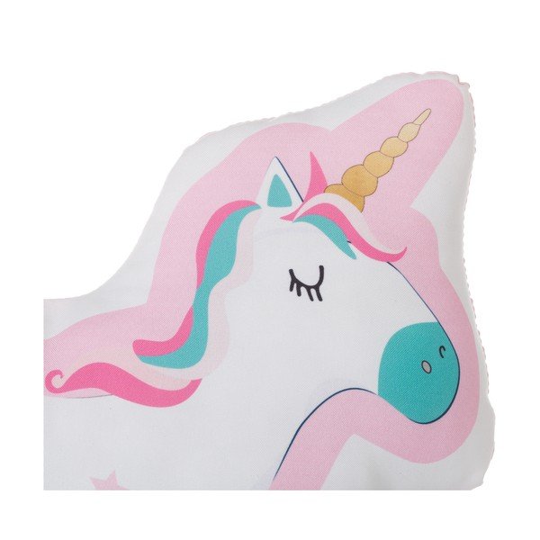Zestaw 3 kolorowych poduszek w kształcie jednorożca Unimasa, 34x30 cm-image-4