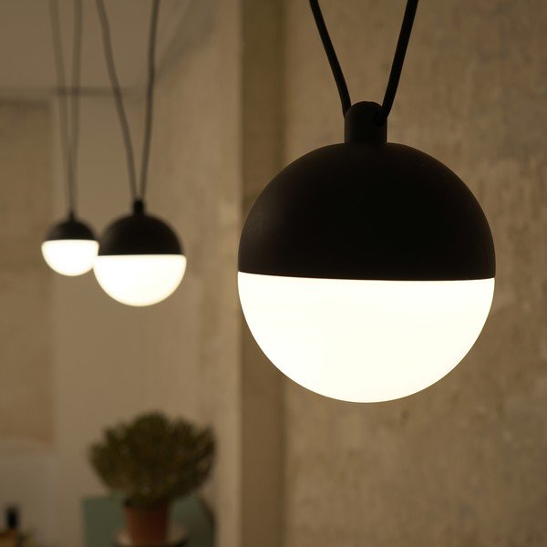Czarna lampa wisząca SULION Eclipse, wys. 100 cm-image-3