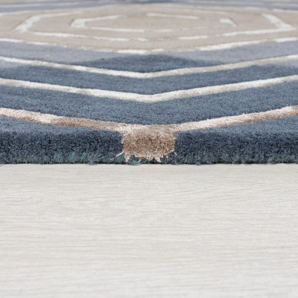 Niebieski dywan wełniany Flair Rugs Harlow, 160x230 cm-image-3