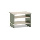 Zielono-kremowa szafka nocna z półką Inari – Teulat