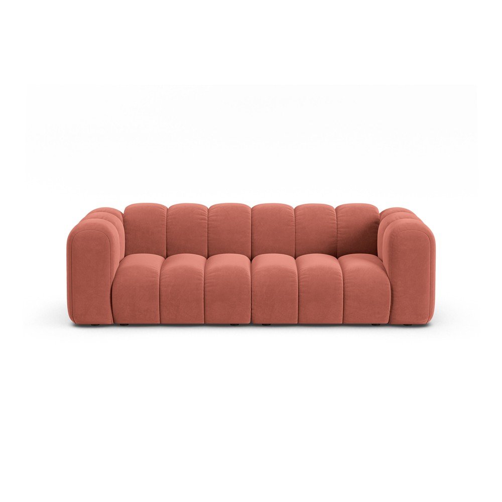 Różowa sofa 228 cm Lupine – Micadoni Home