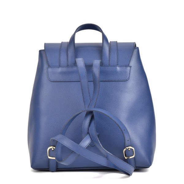 Niebieski skórzany plecak Sofia Cardoni Angelica-image-1