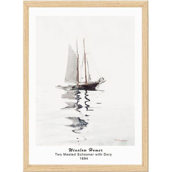 Plakat w ramie 35x45 cm Winslow Homer – Wallity