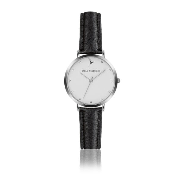 Zegarek damski z czarnym paskiem ze skóry Emily Westwood Meeting