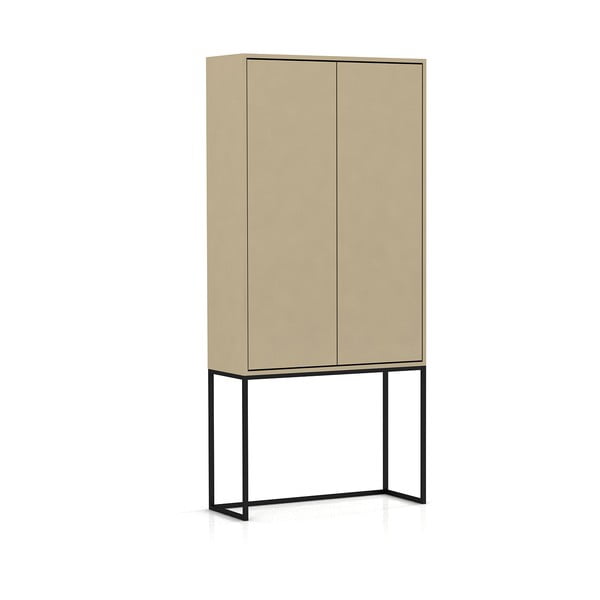 Beżowa szafka 75x164,5 cm Lennon – Really Nice Things-image-2