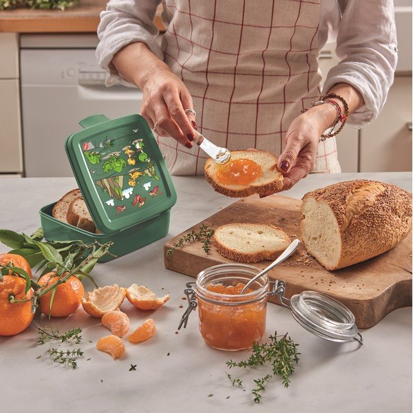 Zielony pojemnik śniadaniowy dla dzieci Dinosaur – Snips-image-1