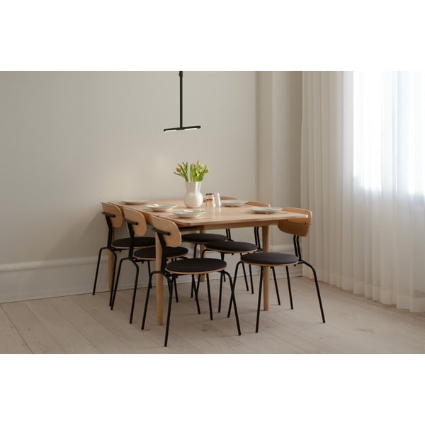 Czarna metalowa lampa wisząca LED z metalowym kloszem Omni Ceiling – UMAGE-image-4