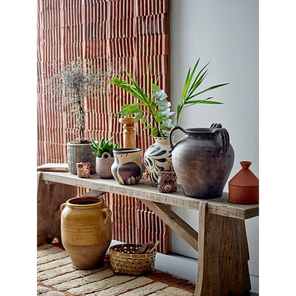 Kremowy kamionkowy wazon (wysokość 24 cm) Heikki – Bloomingville-image-2