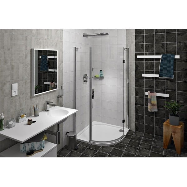 Biały wieszak ścienny na ręczniki Patron – Sapho-image-2