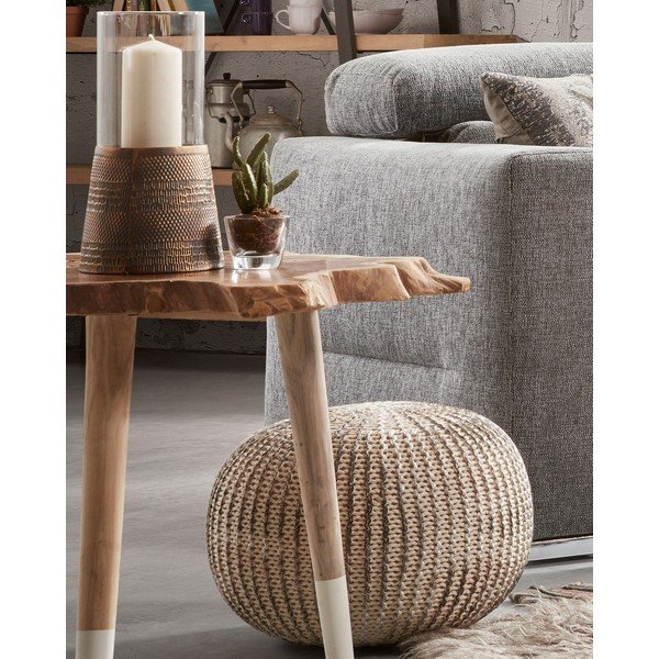 Szary puf Kave Home Shore-image-1