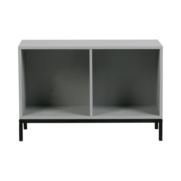 Szary regał modułowy z litego drewna sosnowego 81x41 cm Vt – vtwonen-image-3