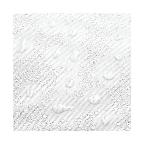 Biała zasłona prysznicowa iDesign, 200x180 cm-image-2