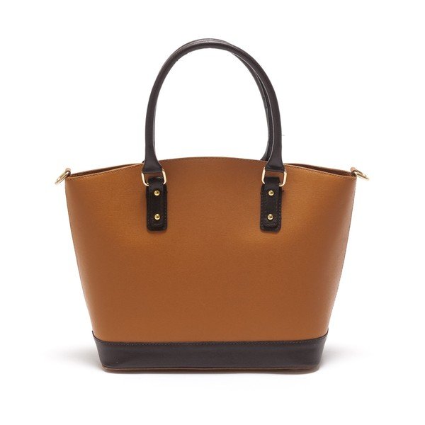 Koniakowo-brązowa skórzana torebka Isabella Rhea no. 464-image-4