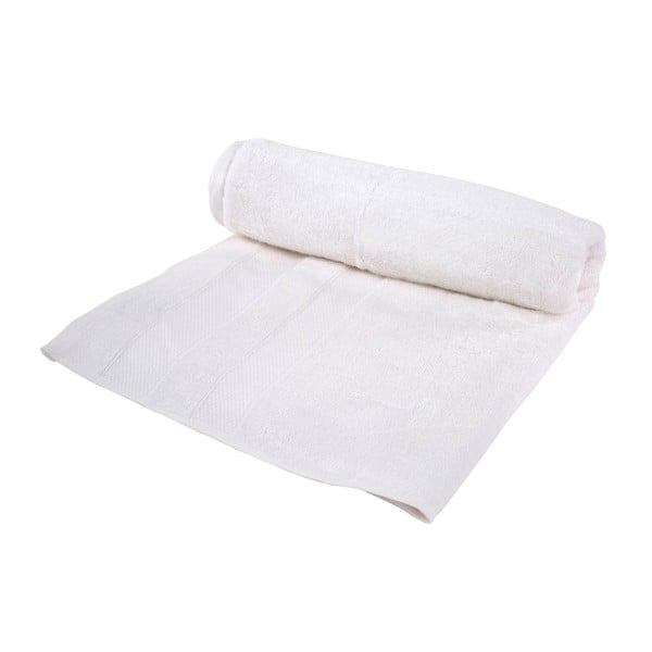 Biały ręcznik kąpielowy Jolie, 70x130 cm